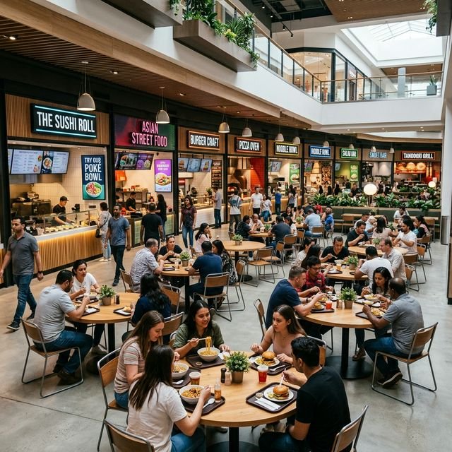 Render plazoleta de comidas MallSAC